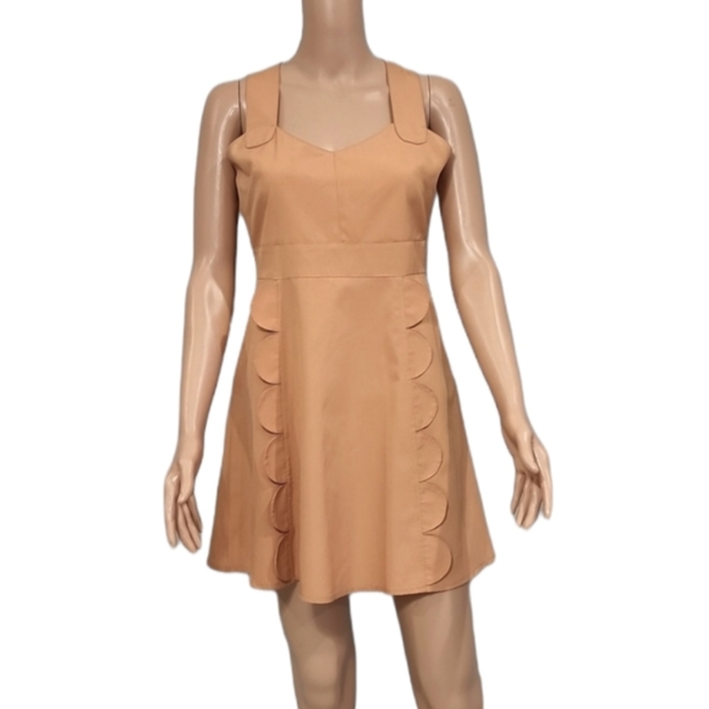 Angel Biba Fit and flare sleeveless Nude dress Size 8